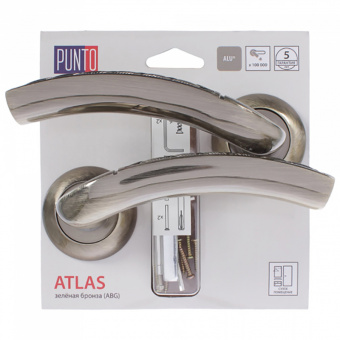 Ручка раздельная ATLAS TL/HD ABG-6 зеленая бронза